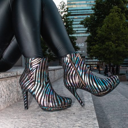 Botín Valeria Color Cebra Multicolor
