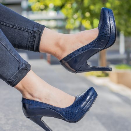 Stiletto 2.0 Color Caimán Azul/Richato Azul Marino