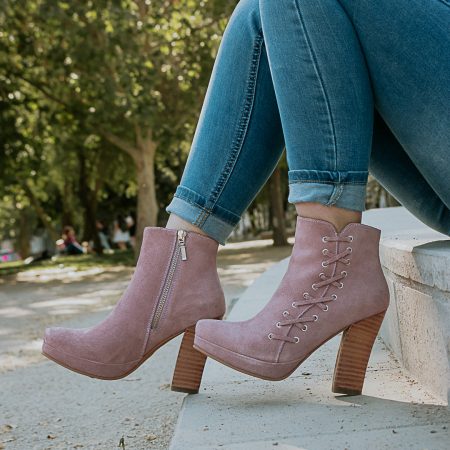 Botín Francisca Renobuck Palo Rosa