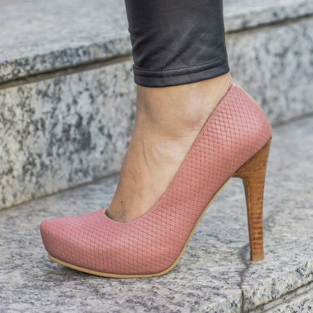 Stiletto Color Napa Rosa Viejo