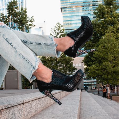 Botín Sol Color Leopardo Negro/Leopardo Multicolor